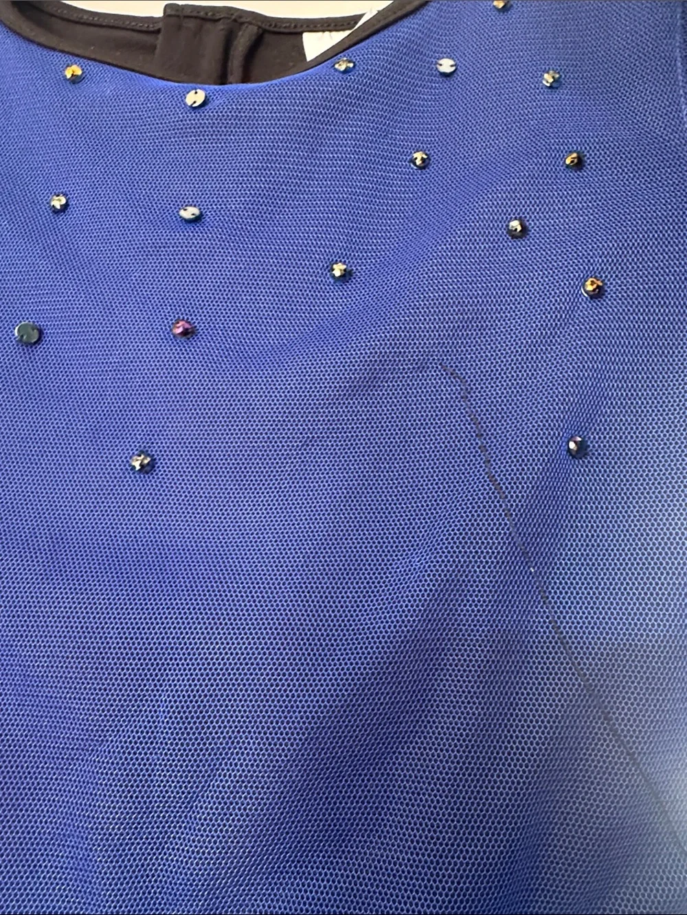 Disney Descendants Blue & Black Princess Heart Dress Costume From Disneyland